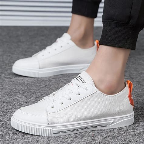 mens canvas shoes white|men's white canvas shoes casual.